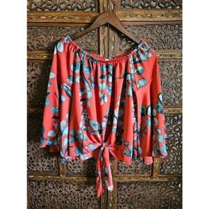 Tyche Botanical Boho Blouse